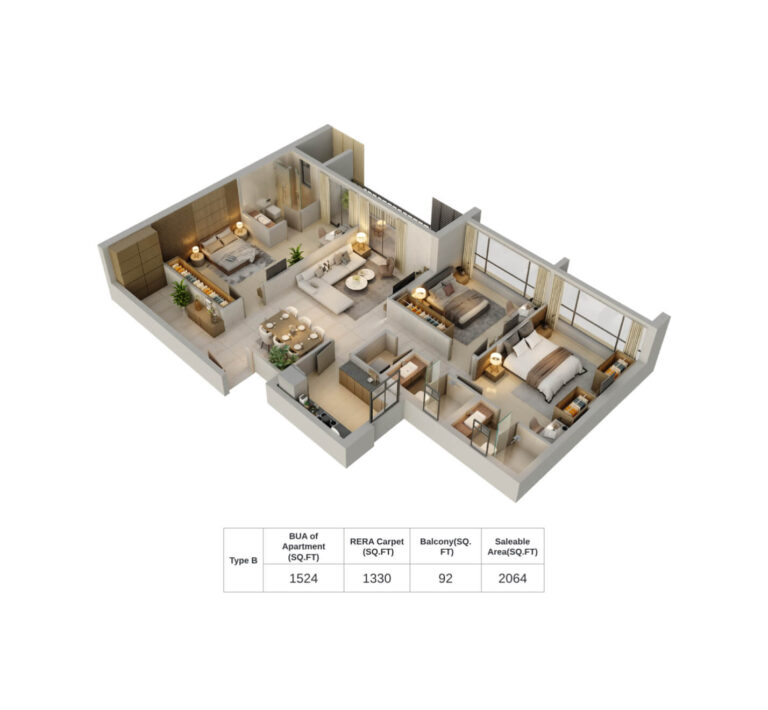 3BHK_Panchami_Type B_new